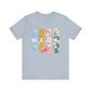 Light Blue Mama – Colorful Floral Mom’s Day Shirt for Stylish Moms