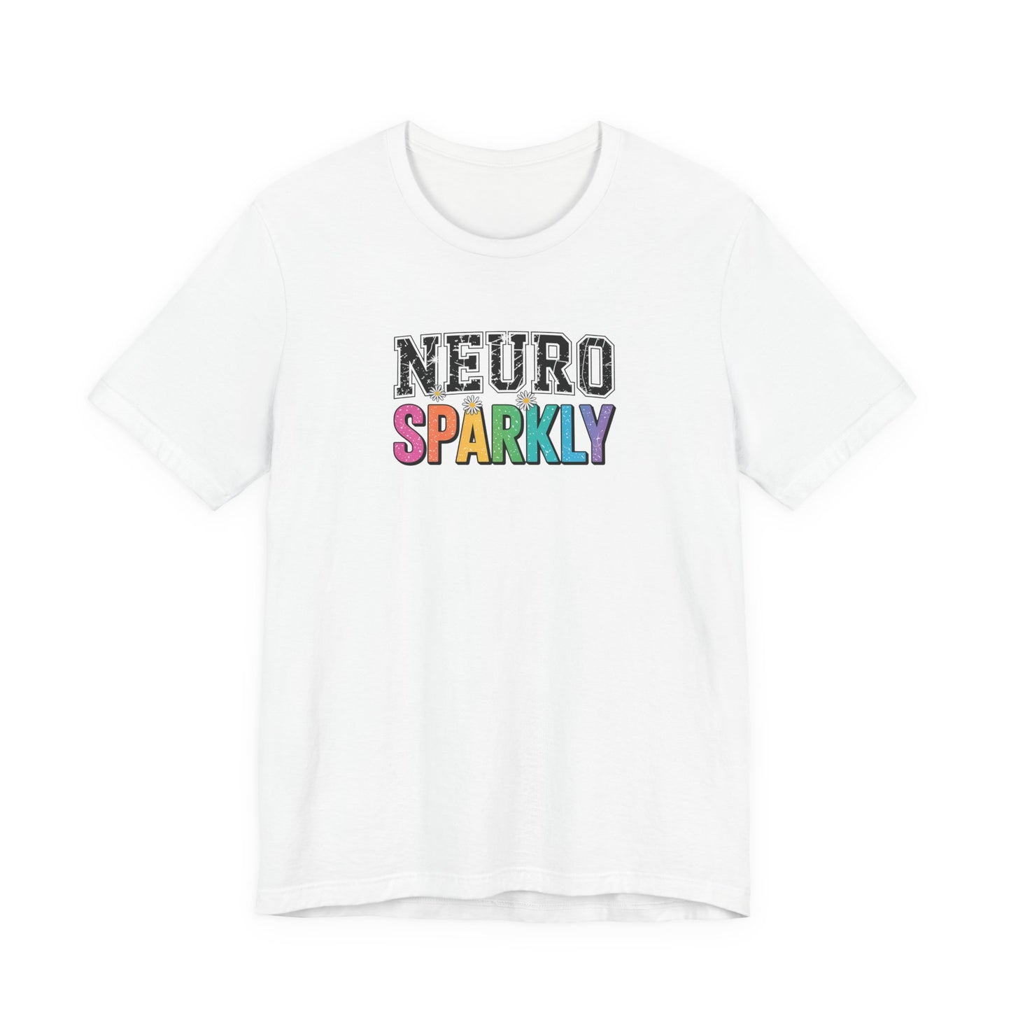 T-Shirt NEURO SPARKLY – Colorful ADHD T Shirt for Women & Young Adults