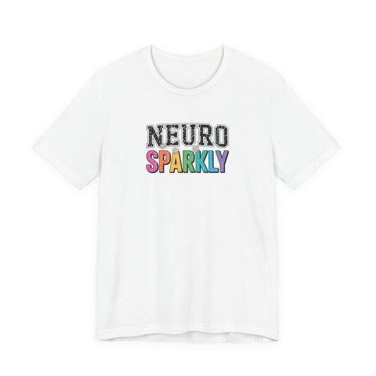 T-Shirt NEURO SPARKLY – Colorful ADHD T Shirt for Women & Young Adults