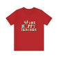 Red Teacher Easter Shirt – One Hoppy Teacher Bunny Tee