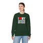 Sweatshirt I Love My Autistic Boyfriend Autism Sweatshirt for Women