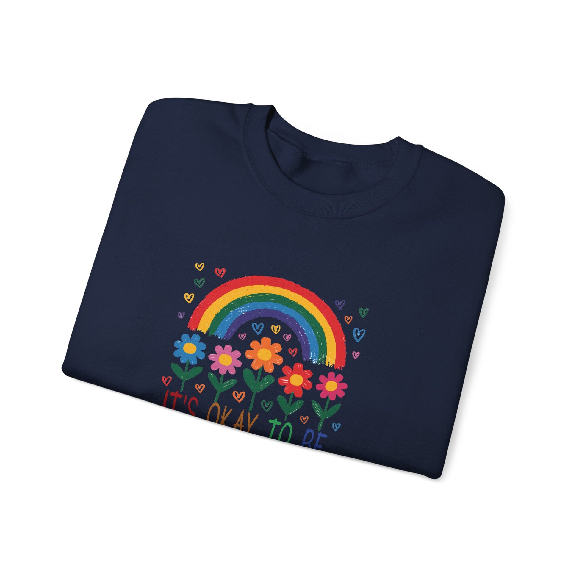 Sweatshirt It's Okay to Be Different Rainbow Autism Awareness Sweatshirt