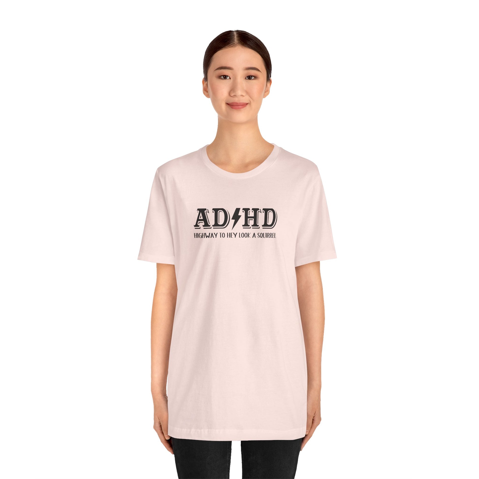 T-Shirt ADHD HIGHWAY T-Shirt – Funny ADHD T-Shirt with Bold Text