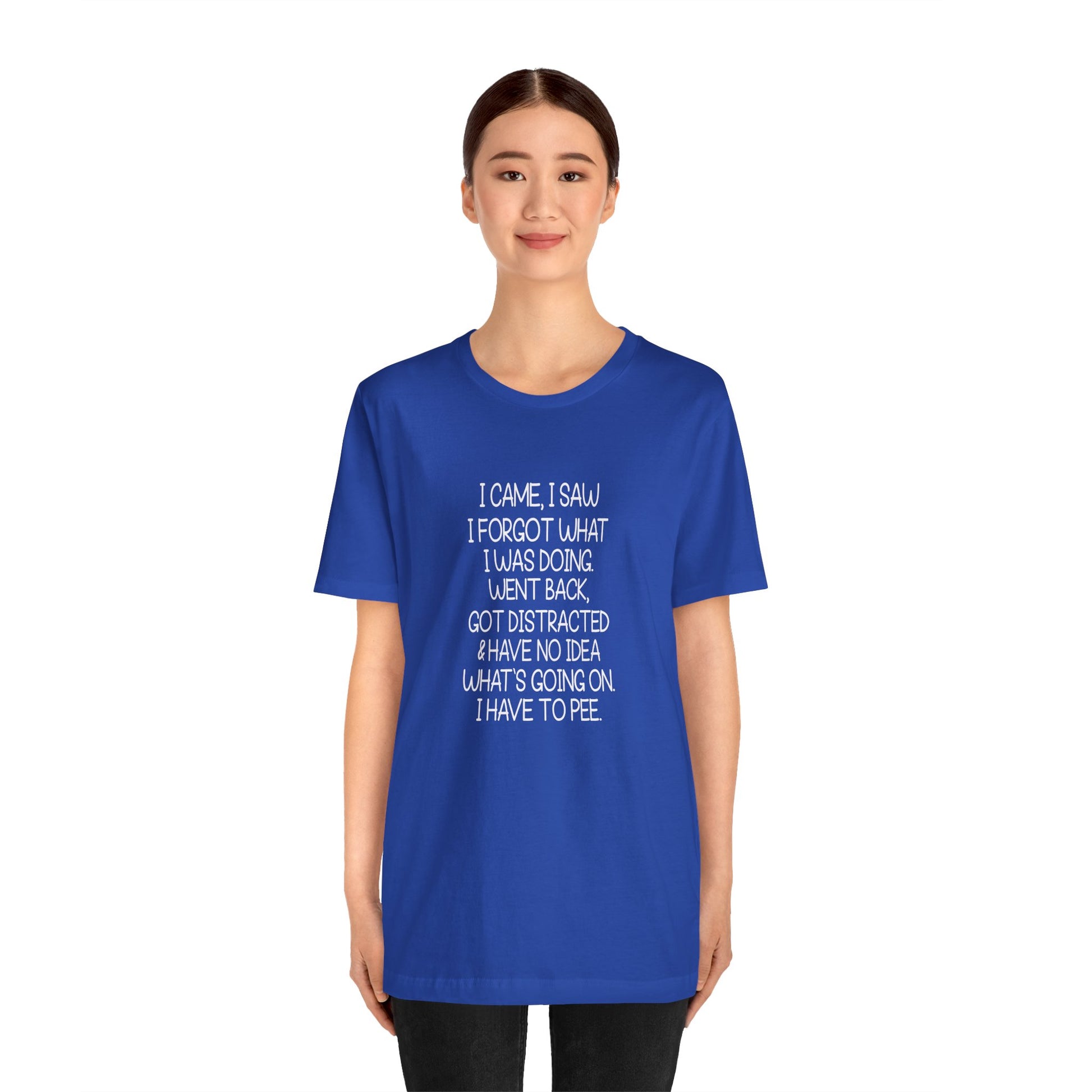 T-Shirt I Came I Saw I Forgot ADHD T-Shirt – Funny Distracted Shirt