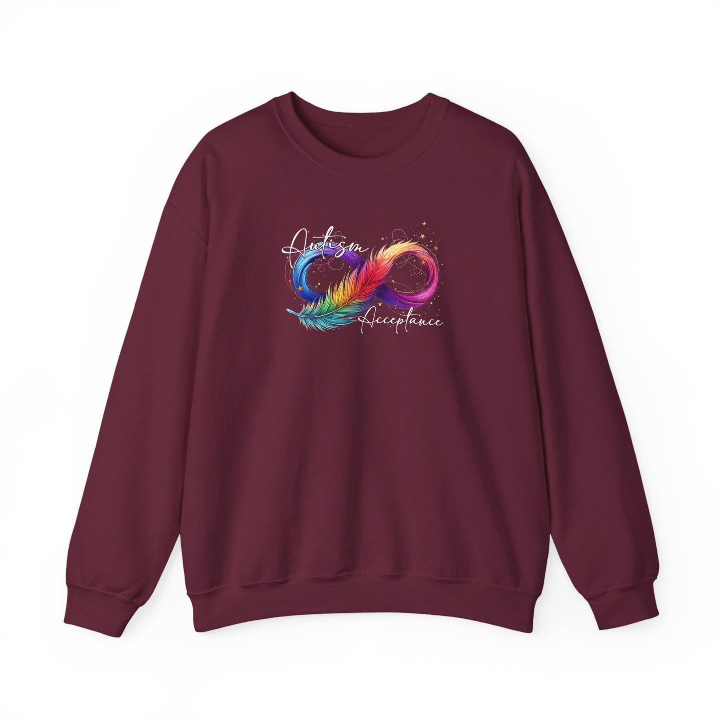 Sweatshirt Autism Acceptance Sweatshirt with Neurodiversity Symbol