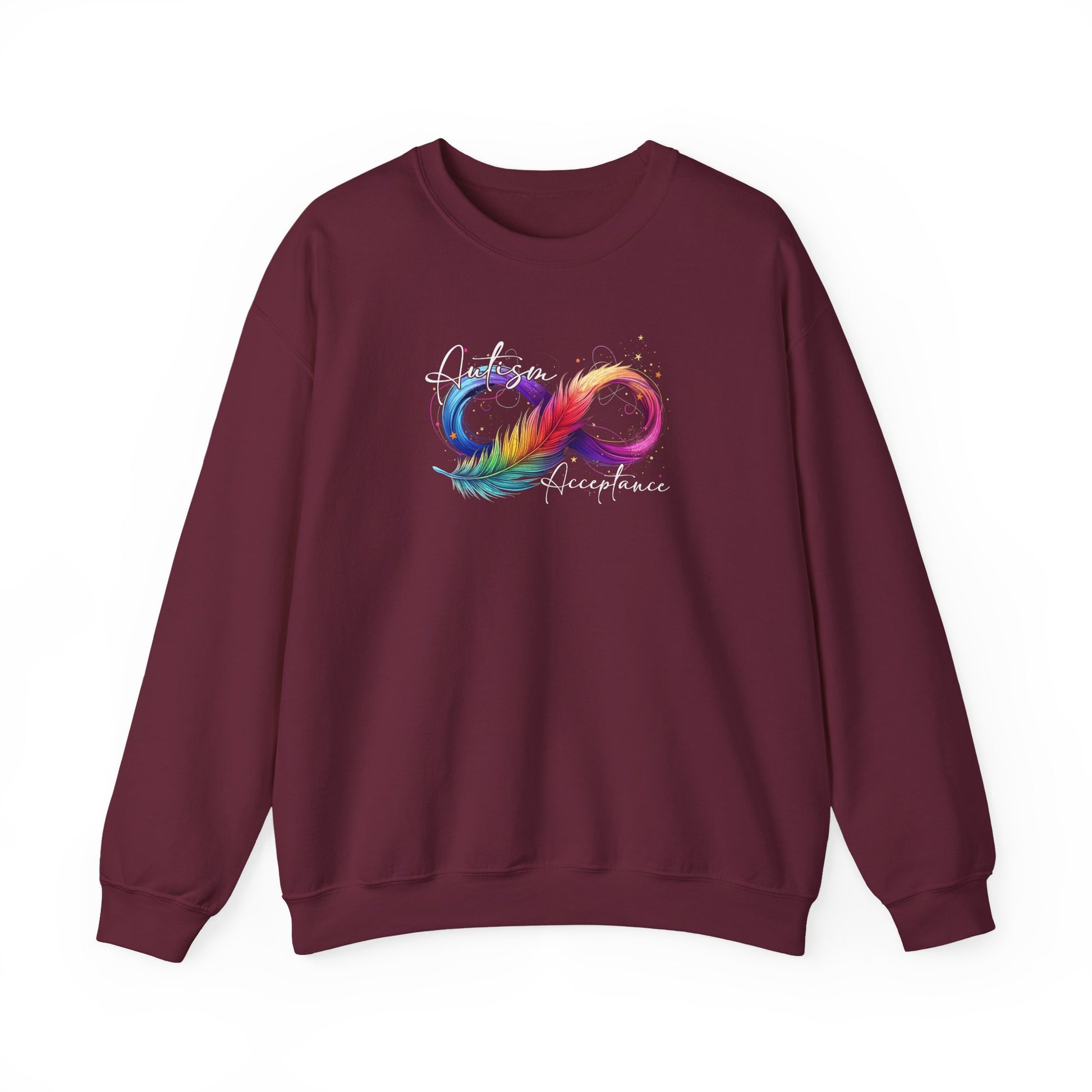 Sweatshirt Autism Acceptance Sweatshirt with Neurodiversity Symbol