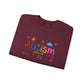 Sweatshirt Accept Understand Love Autism Sweatshirt with Playful Design