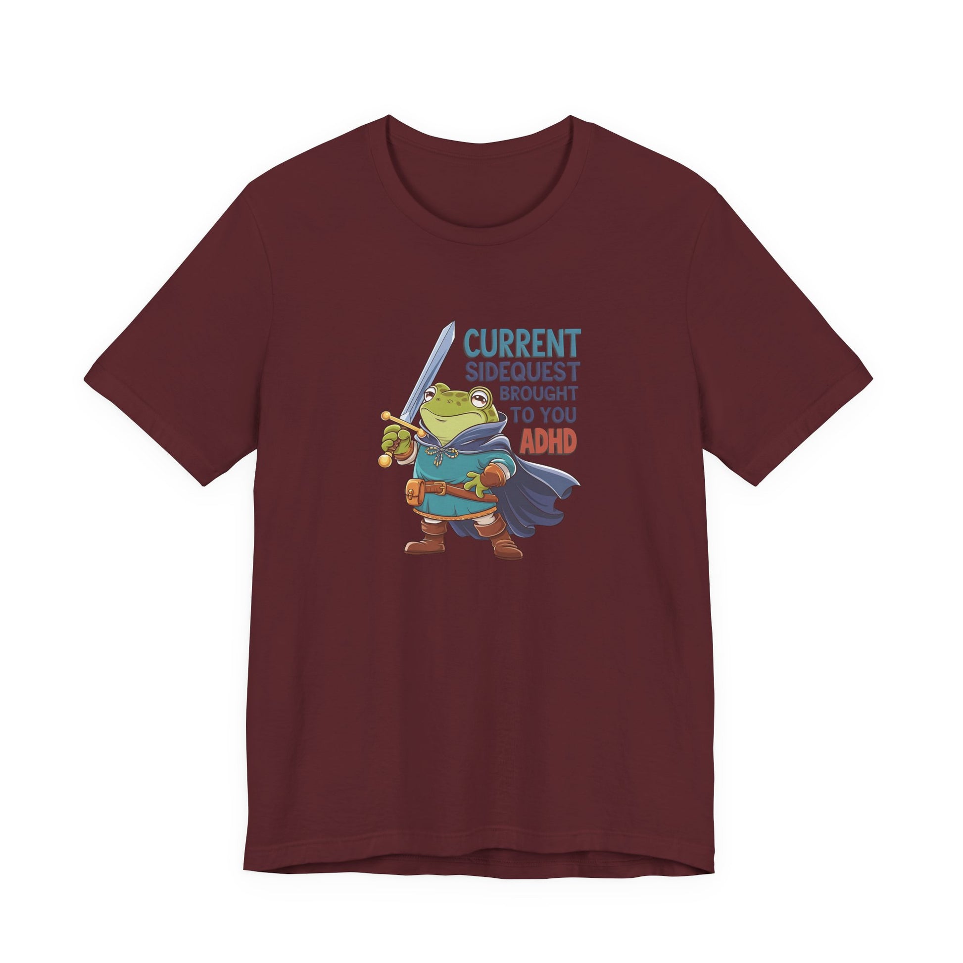 T-Shirt CURRENT SIDEQUEST BROUGHT TO YOU BY ADHD - ADHD T Shirt Funny