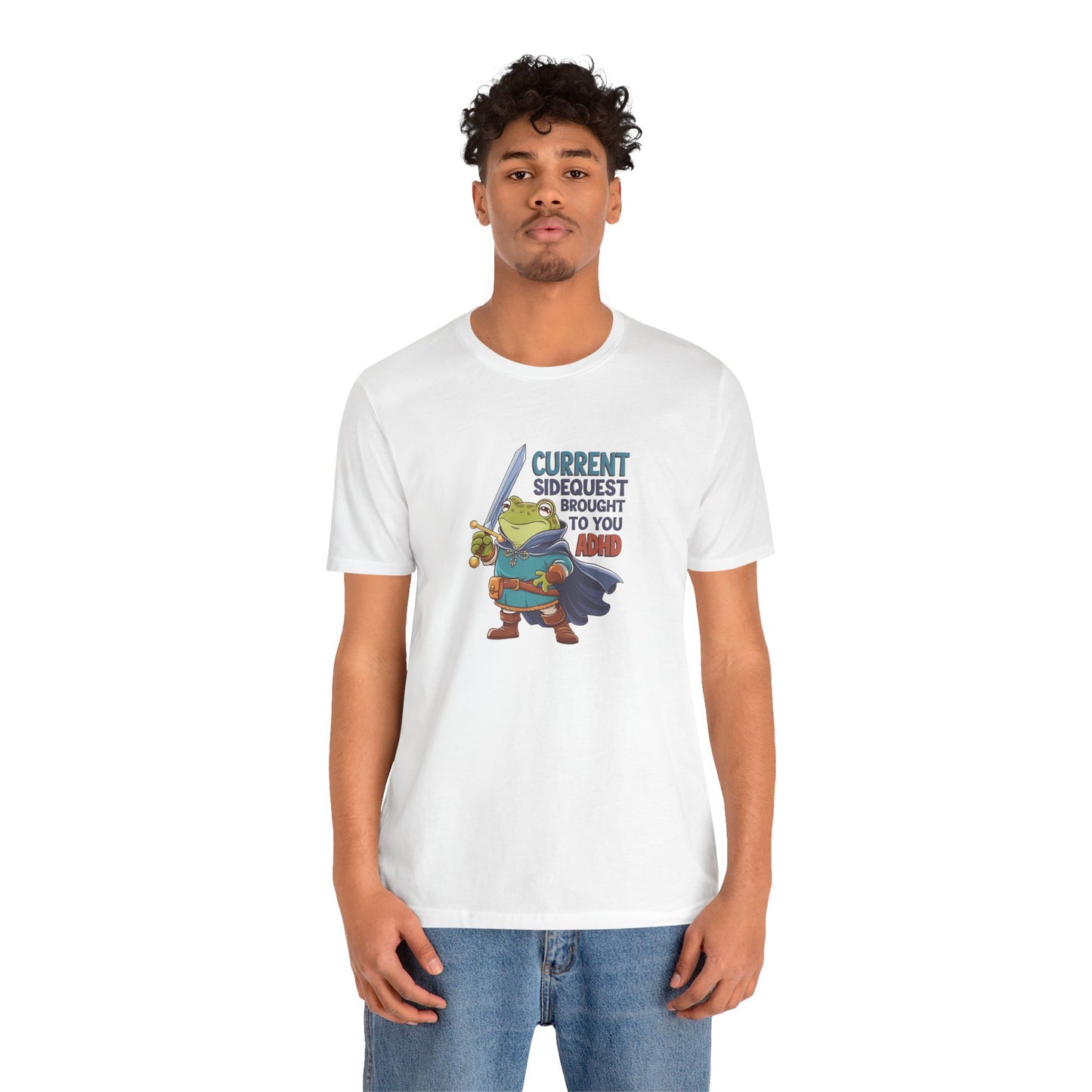 T-Shirt CURRENT SIDEQUEST BROUGHT TO YOU BY ADHD - ADHD T Shirt Funny