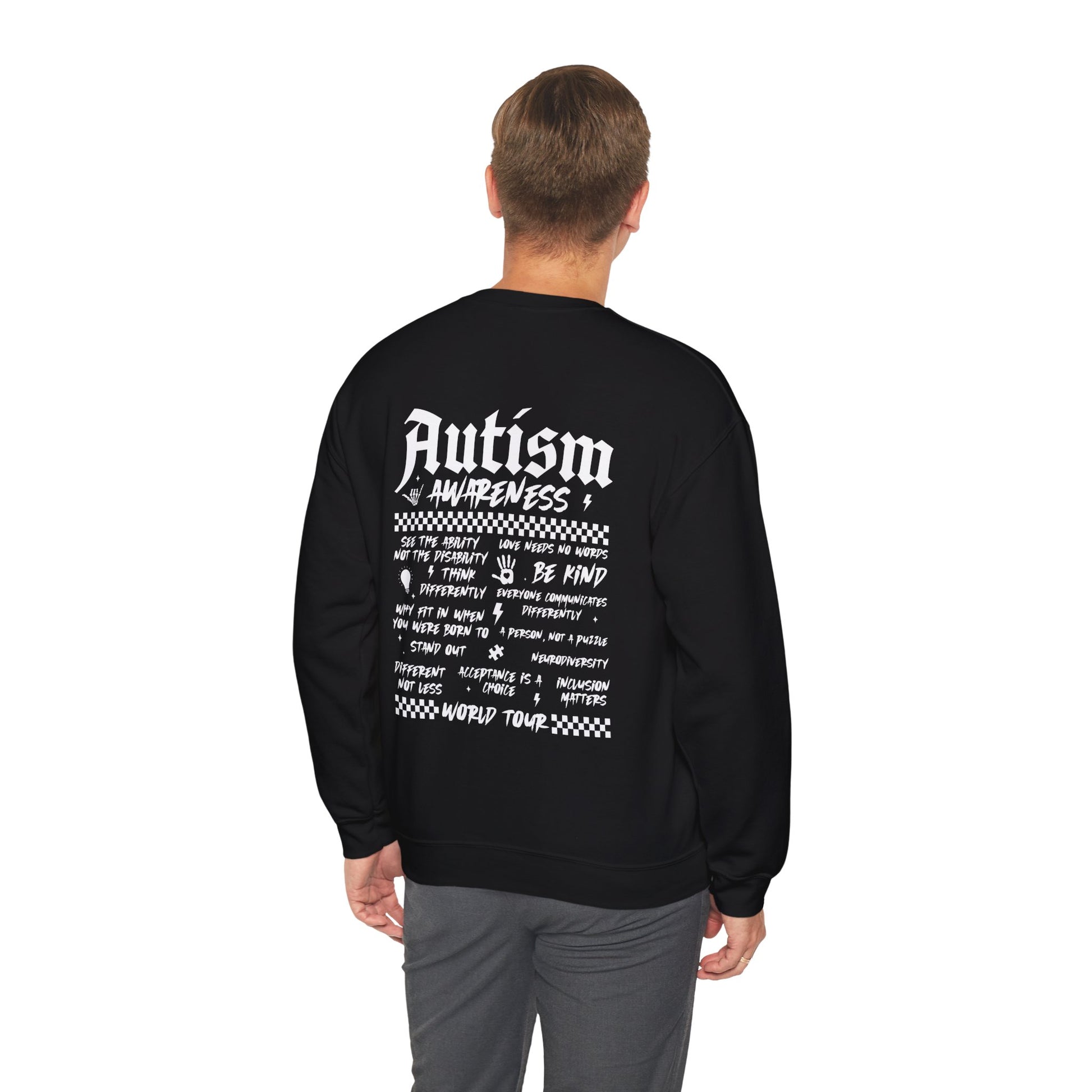 Sweatshirt Autism Awareness World Tour Statement Autism Sweatshirt