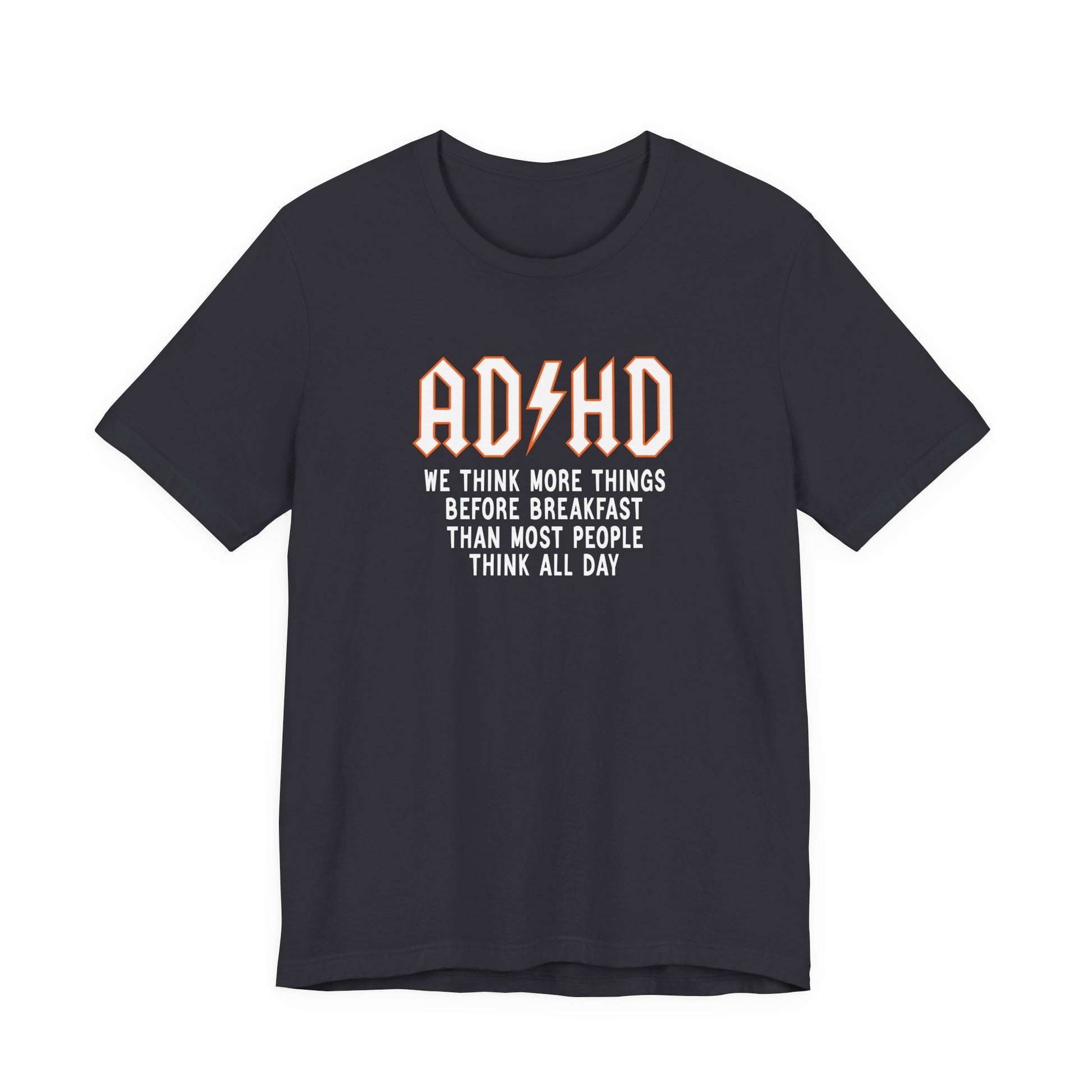 T-Shirt ADHD Lightning Bolt T-Shirt – Bold Funny ADHD Graphic Tee