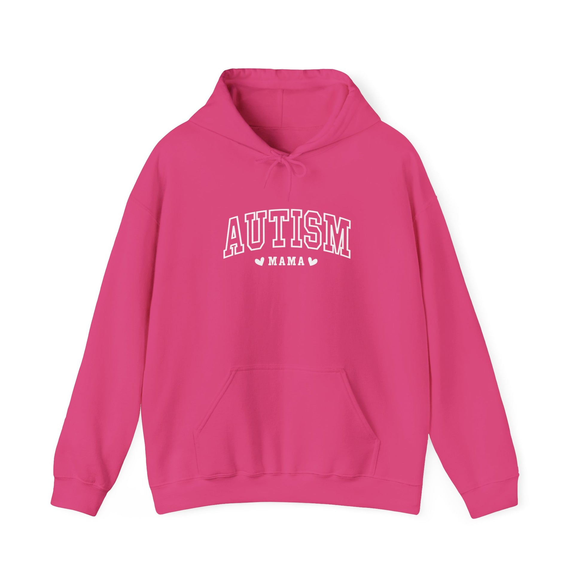 Hoodie AUTISM MAMA Hoodie – Collegiate-Inspired Supportive Mom Design
