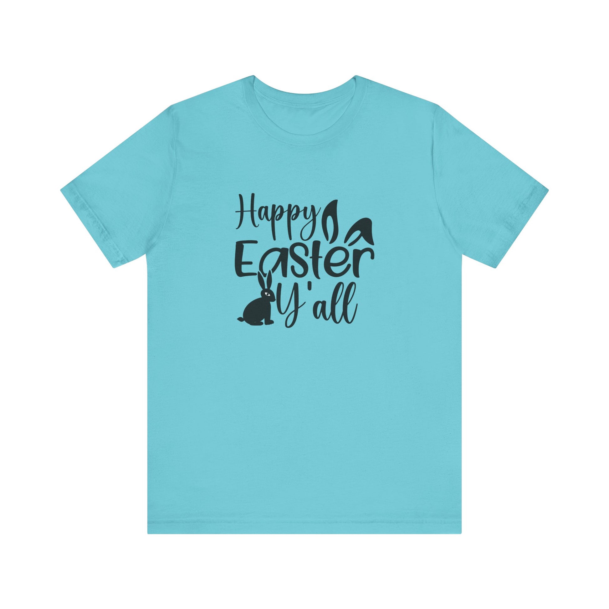 Turquoise Southern Easter Shirt – Hoppy Easter, Y’all! Tee