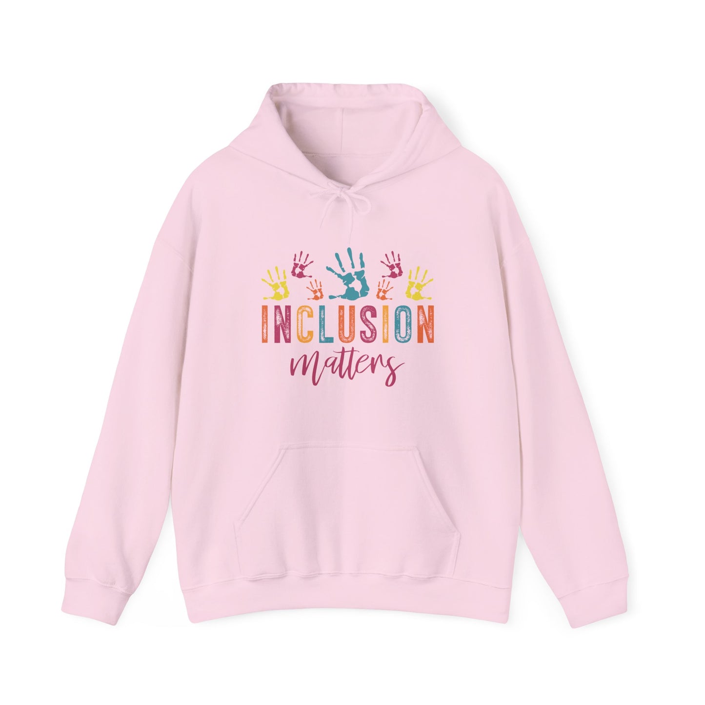 INCLUSION matters Hoodie – Colorful Advocacy Design for Awareness
