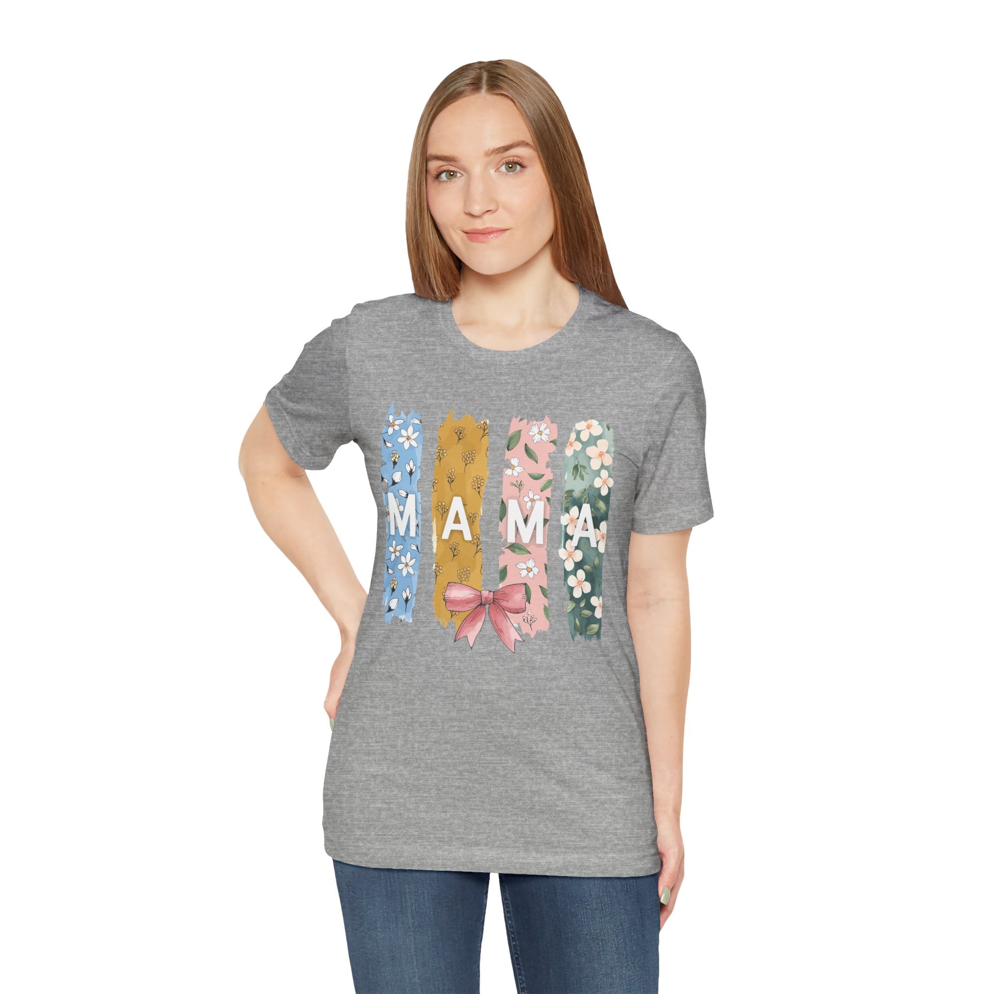 Mama – Colorful Floral Mom’s Day Shirt for Stylish Moms