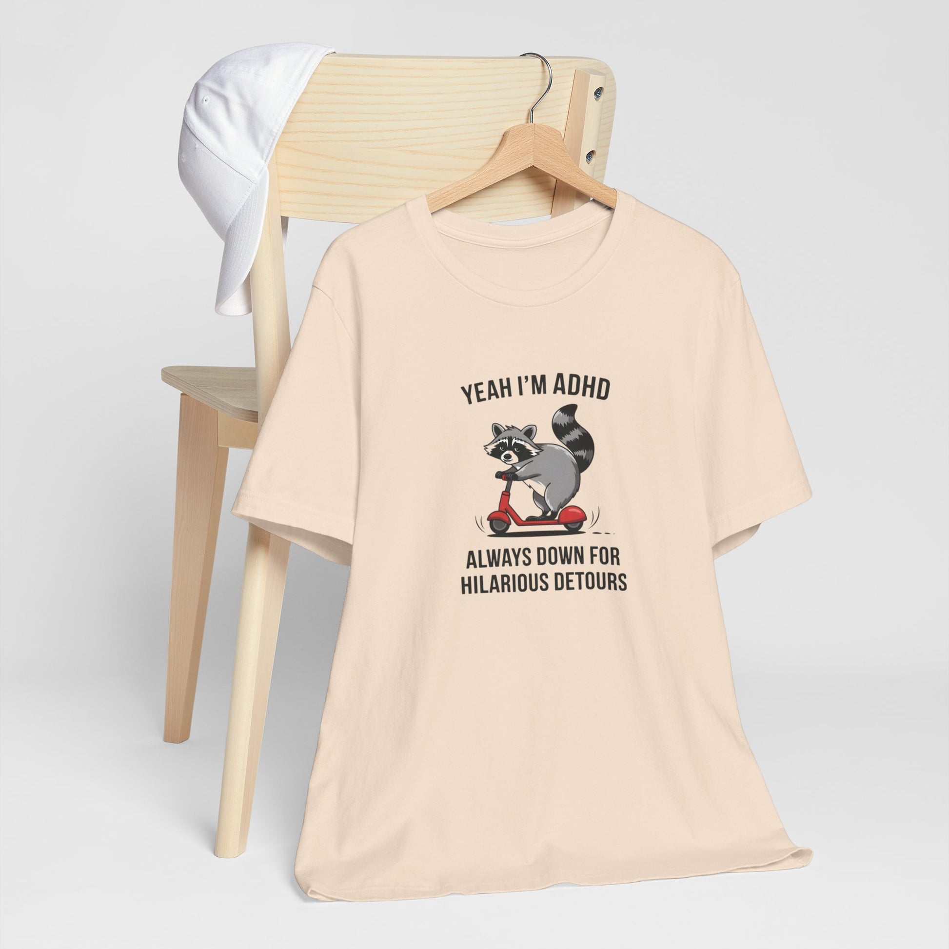 T-Shirt YEAH I’M ADHD T-Shirt – Funny ADHD Detour Cartoon Shirt