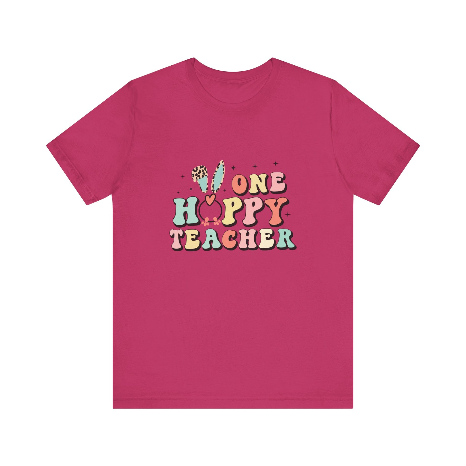 Berry Teacher Easter Shirt – One Hoppy Teacher Bunny Tee