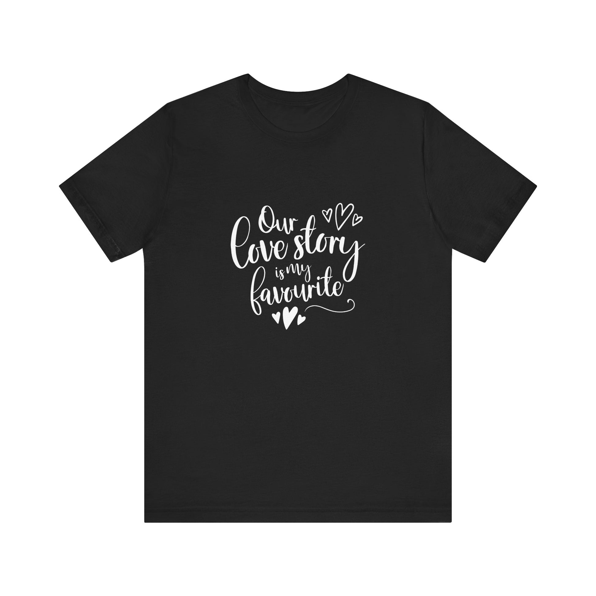 Black Couples Gift Shirt – Our Love Story Is My Favorite Tee