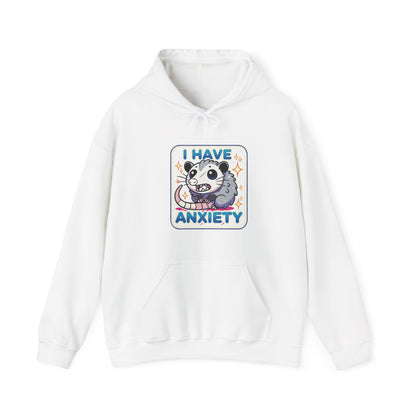Hoodie I Have Anxiety Hoodie – Funny Opossum Hoodie for Women