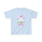 Light Blue Egg Hunting Squad Kids Tee | Matching Easter Shirt for Families