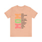 Heather Peach Empowering Mom T-Shirt – Beautiful, Strong, Loved MOM