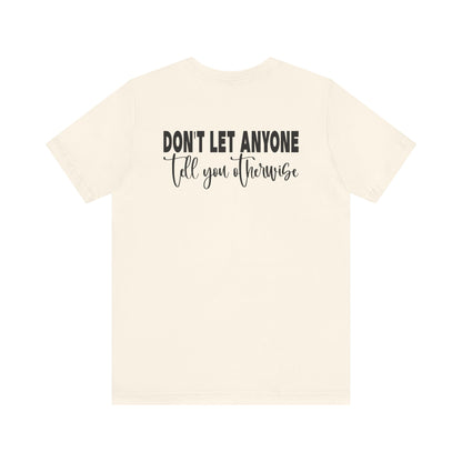 You Are Enough – Natural You Are Enough Shirt for Mental Health Support