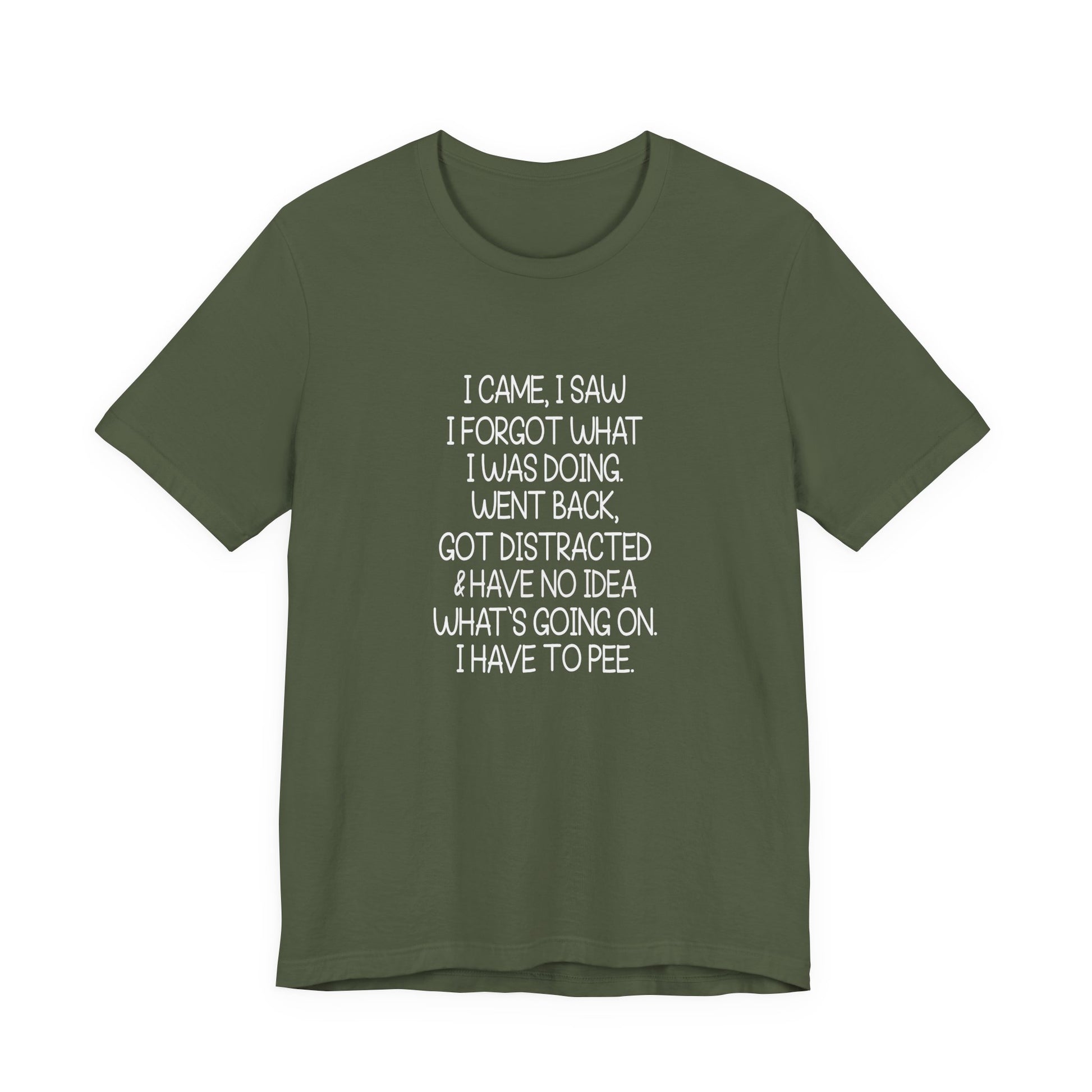 T-Shirt I Came I Saw I Forgot ADHD T-Shirt – Funny Distracted Shirt