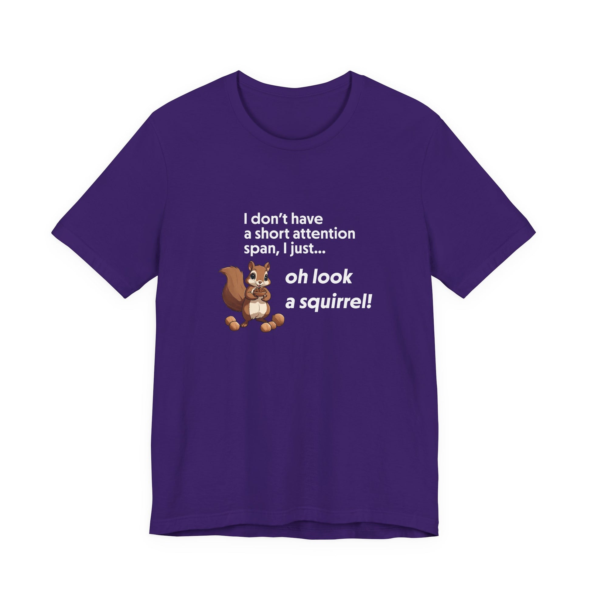 T-Shirt Oh Look a Squirrel ADHD T-Shirt – Funny Neurodivergent Shirt
