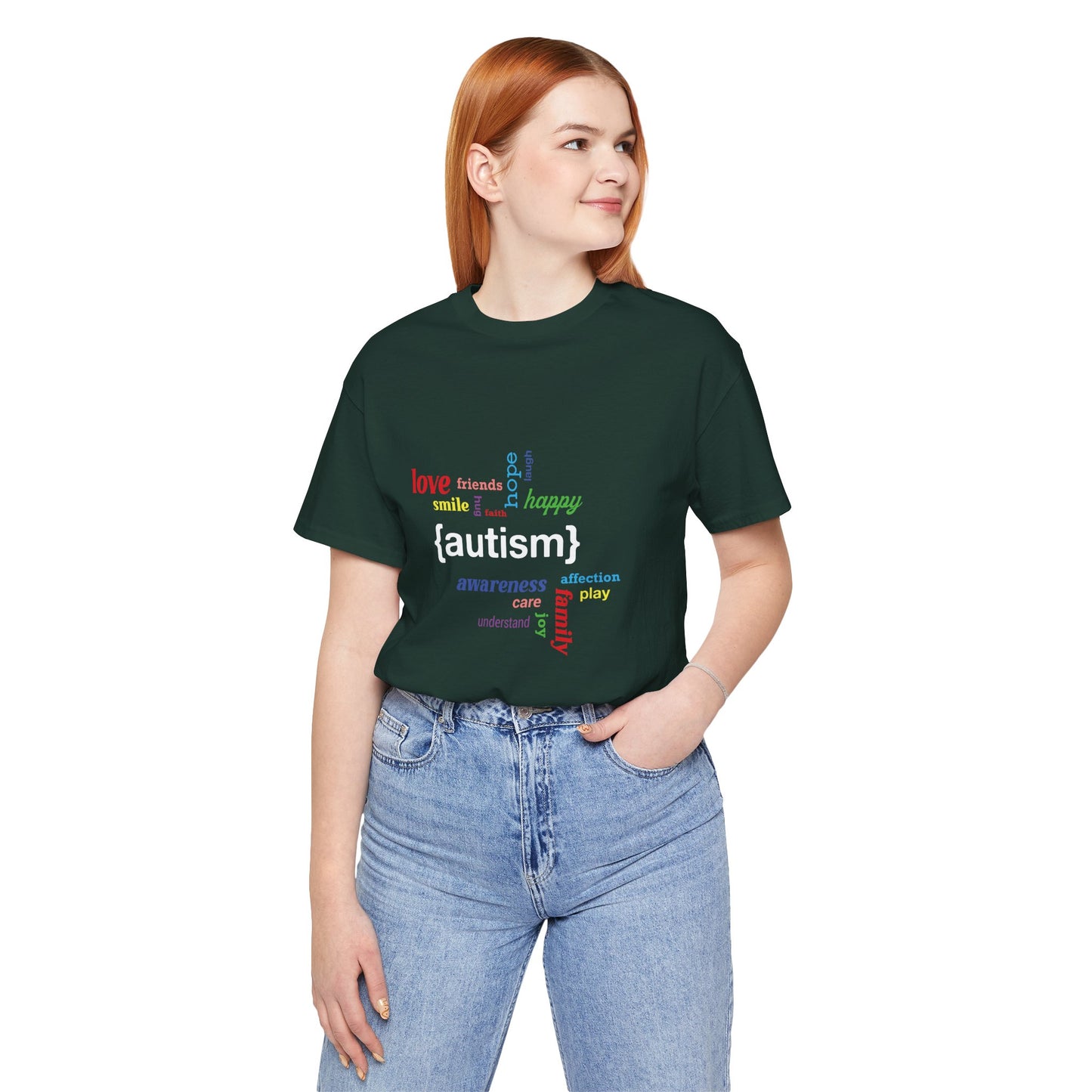 T-Shirt Love Friends Hug Faith Awareness [Autism] Subtle Autism T Shirt