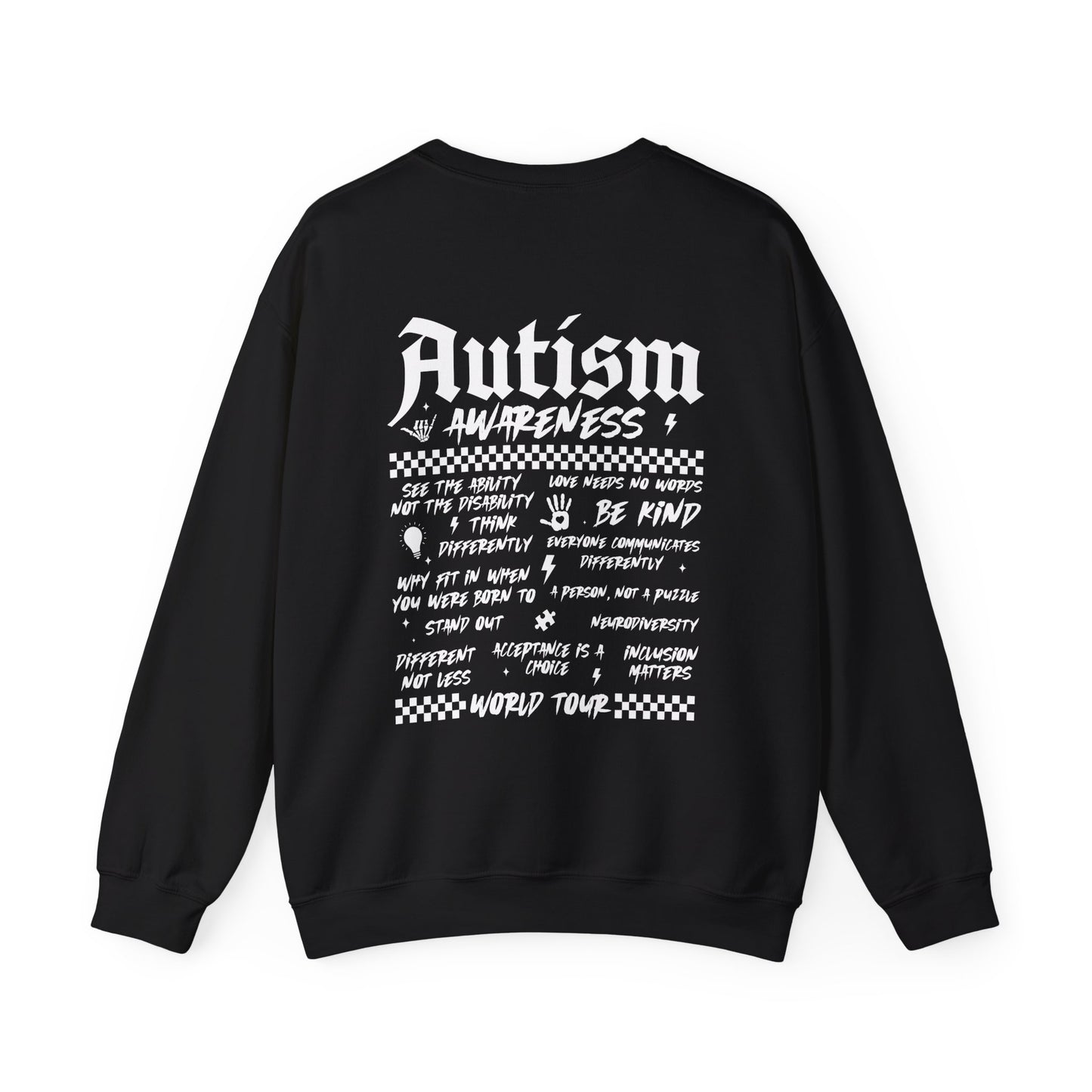 Sweatshirt Autism Awareness World Tour Statement Autism Sweatshirt