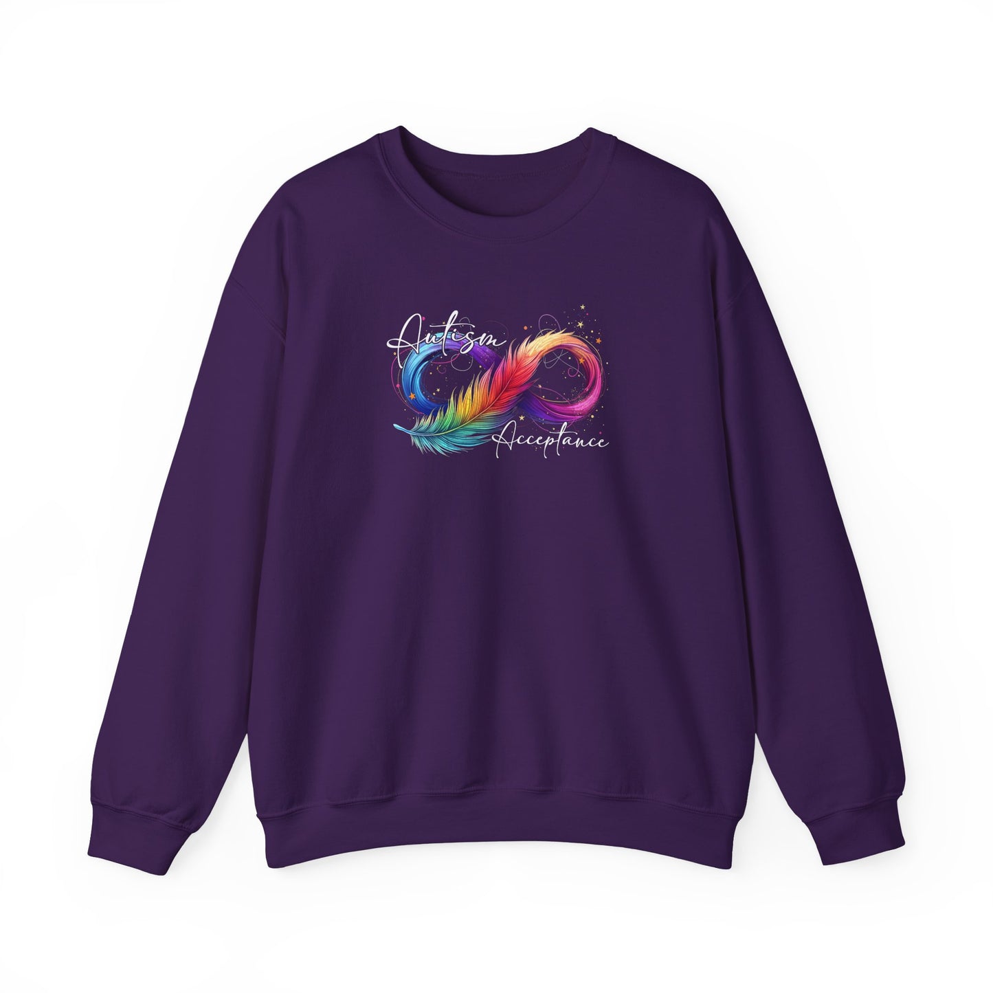 Sweatshirt Autism Acceptance Sweatshirt with Neurodiversity Symbol