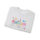 Sweatshirt Accept Understand Love Autism Sweatshirt with Playful Design