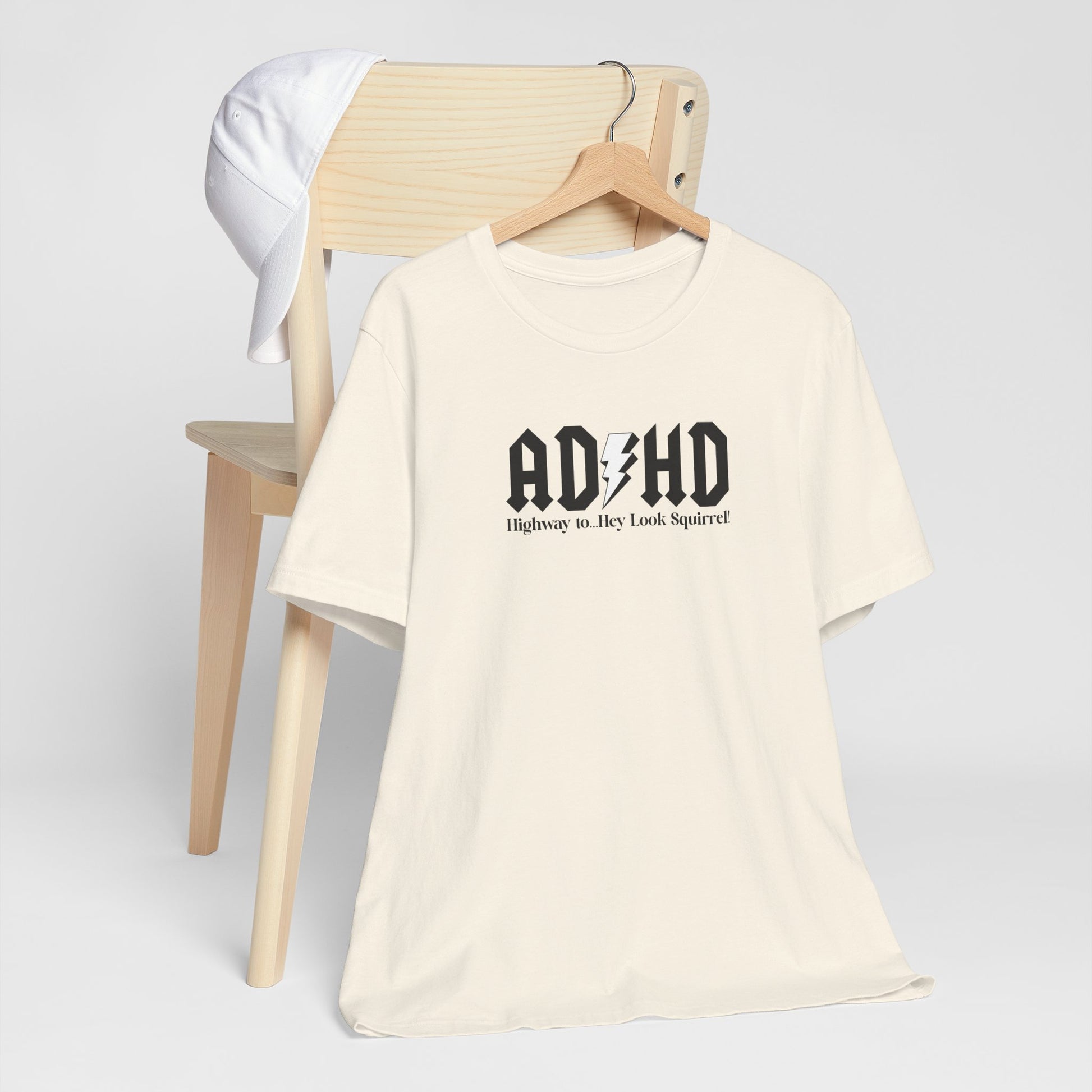 T-Shirt Highway to ADHD Funny T-Shirt – Gothic Pop Culture Graphic Tee