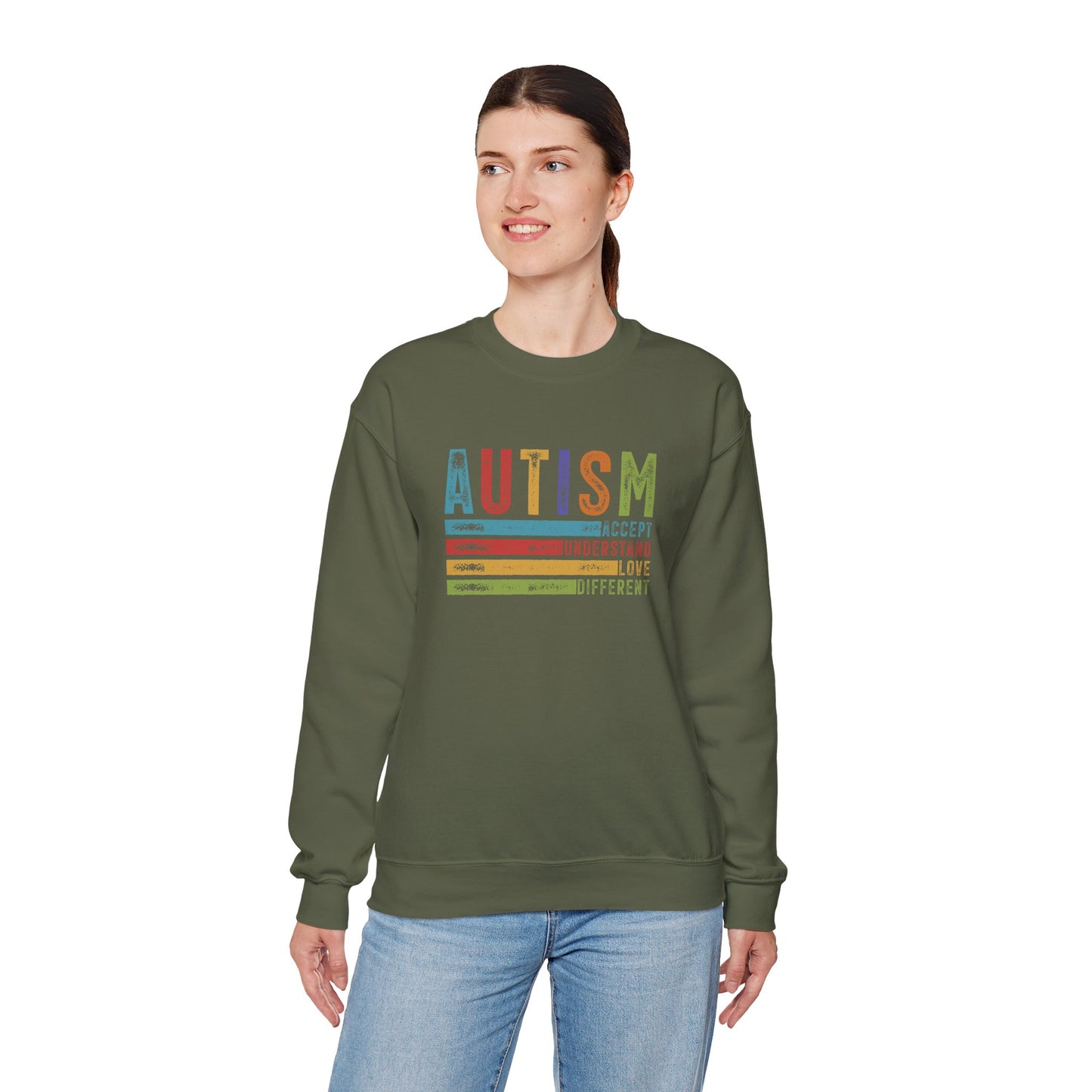Sweatshirt AUTISM Accept Understand Love Supportive Awareness Sweatshirt