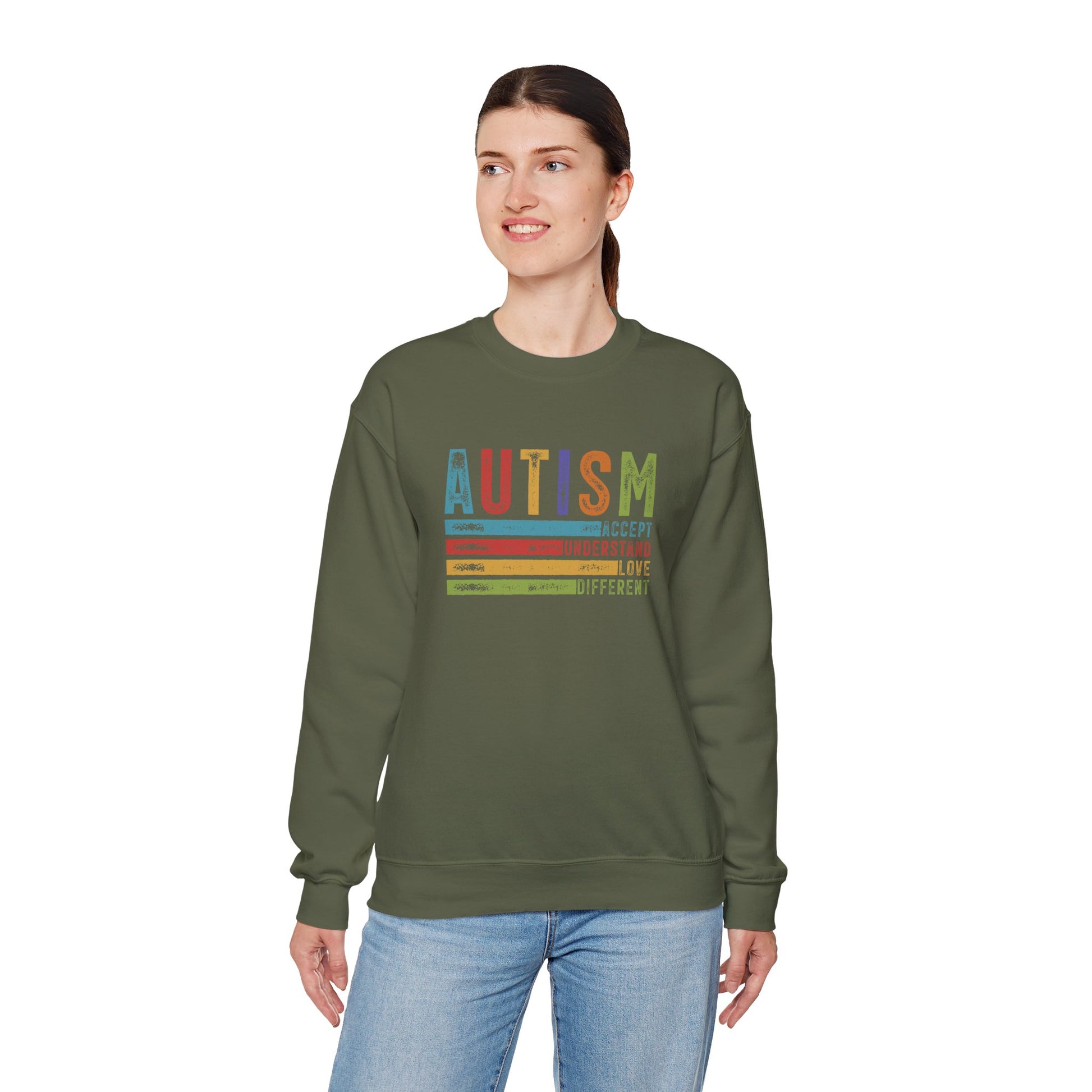 Sweatshirt AUTISM Accept Understand Love Supportive Awareness Sweatshirt