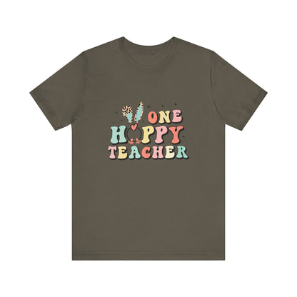 Army Teacher Easter Shirt – One Hoppy Teacher Bunny Tee