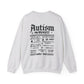 Sweatshirt Autism Awareness World Tour Statement Autism Sweatshirt