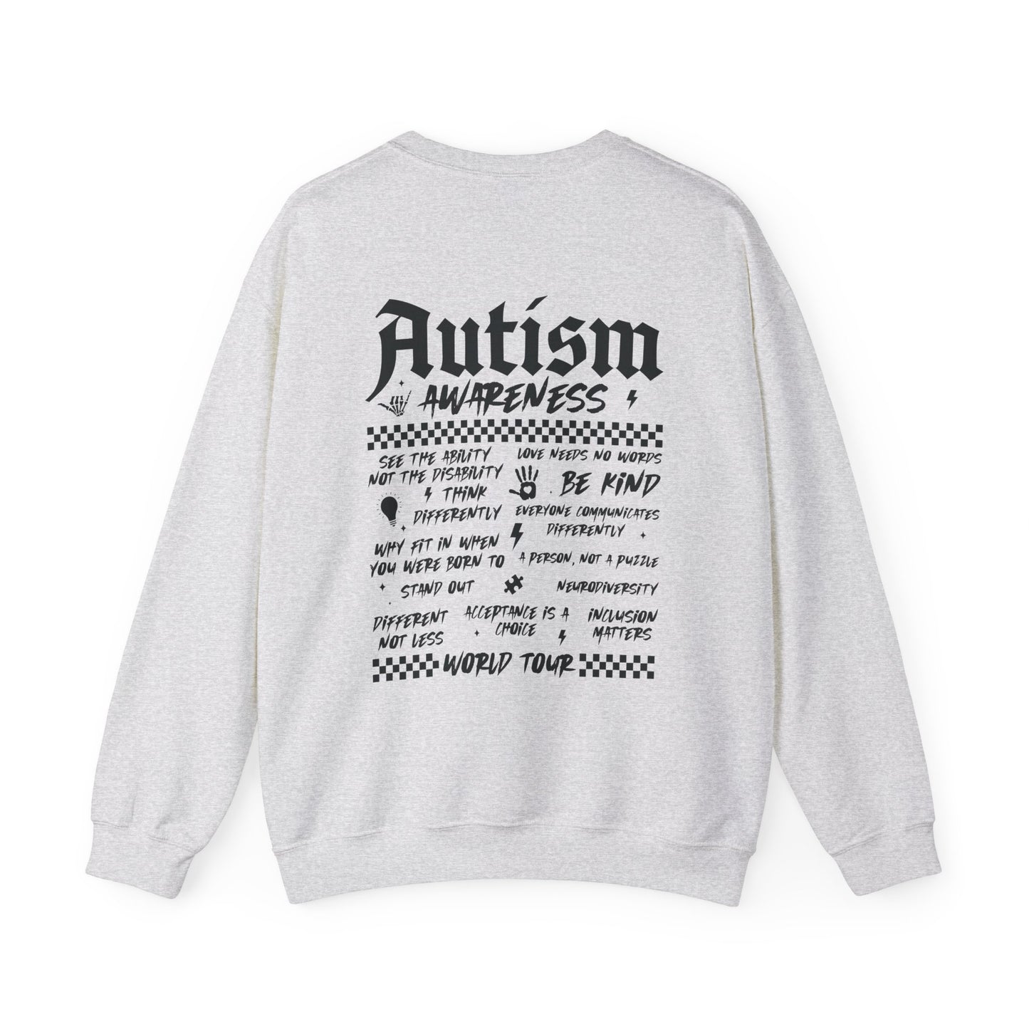 Sweatshirt Autism Awareness World Tour Statement Autism Sweatshirt