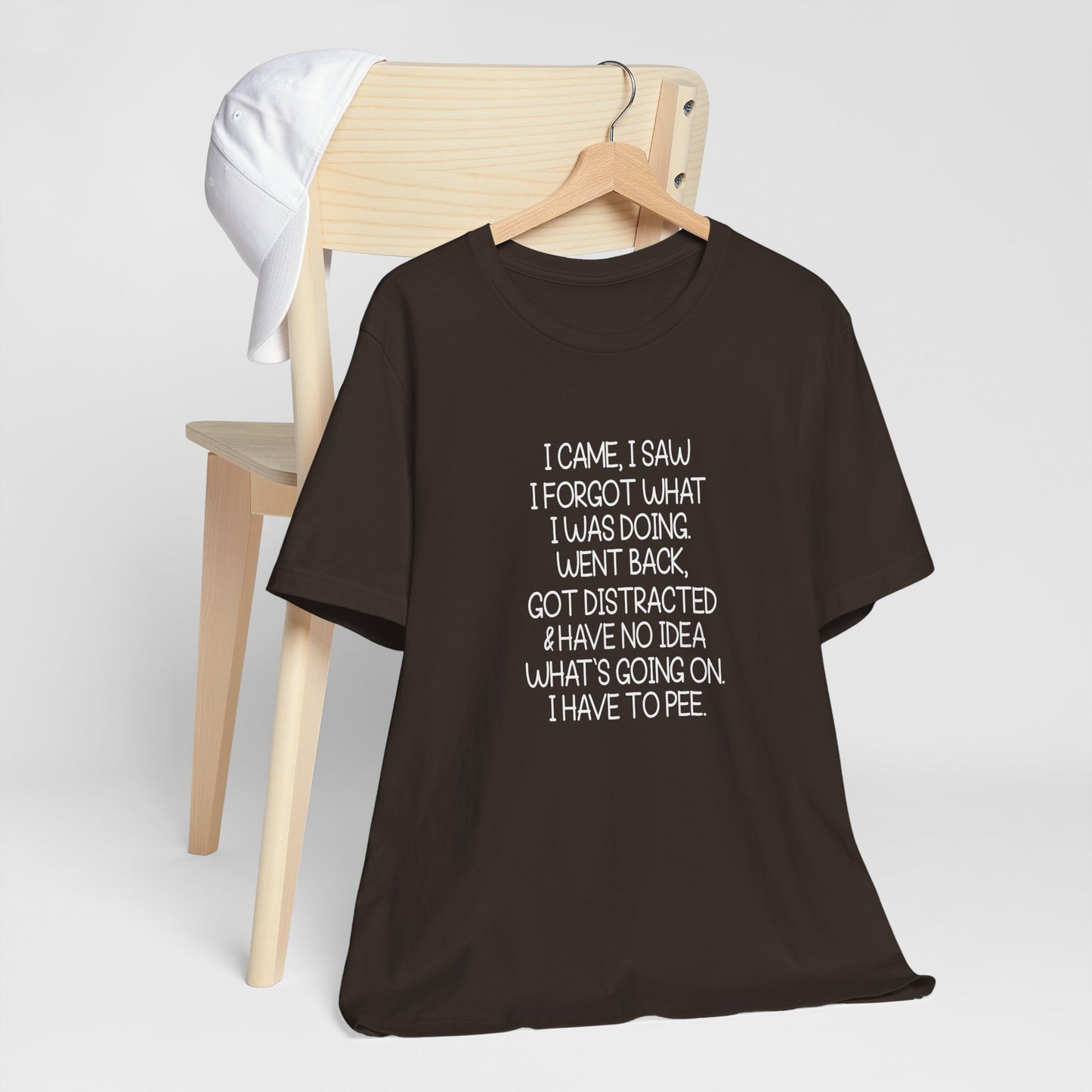 T-Shirt I Came I Saw I Forgot ADHD T-Shirt – Funny Distracted Shirt