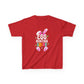 Red Egg Hunting Squad Kids Tee | Matching Easter Shirt for Families