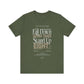 Military Green Motivational Quote Shirt – Fall Down Seven Times Stand Up Eight