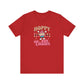 Red Pop Culture Easter Shirt – Hoppy Easter Tee for Women