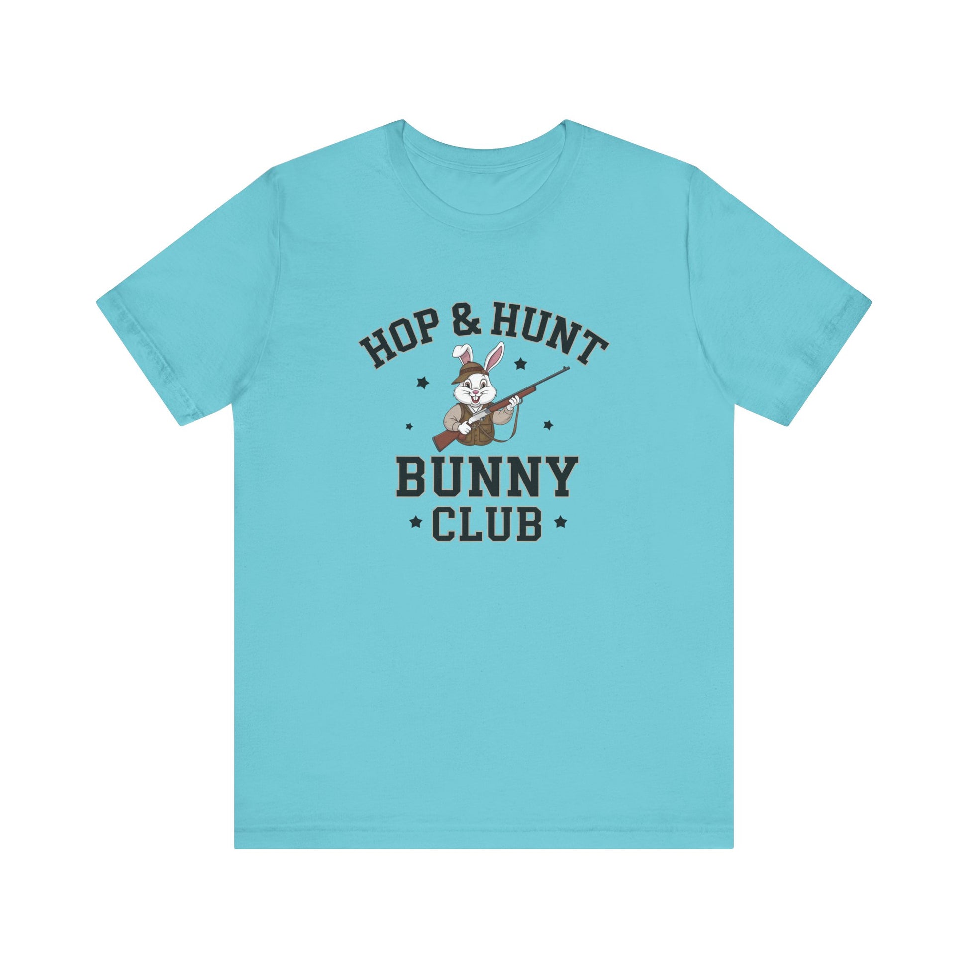 Turquoise Easter Brunch Shirt – Hop & Hunt Bunny Club Funny & Trendy Tee