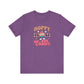 Heather Team Purple Pop Culture Easter Shirt – Hoppy Easter Tee for Women