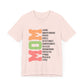 Empowering Mom T-Shirt – Beautiful, Strong, Loved MOM