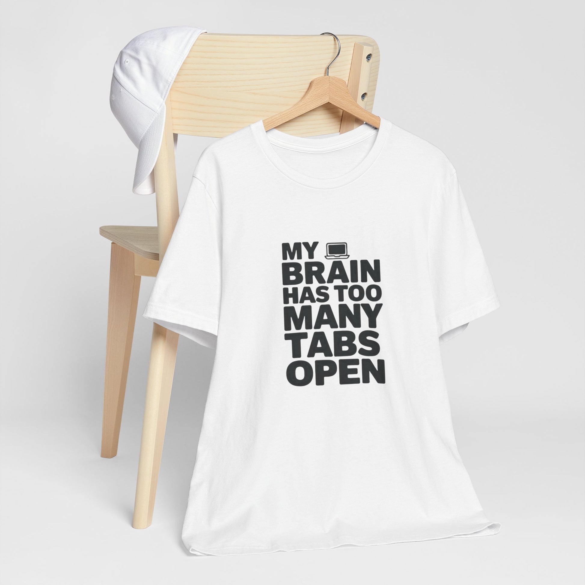 T-Shirt MY BRAIN HAS TOO MANY TABS OPEN – Funny ADHD T Shirt for Adults
