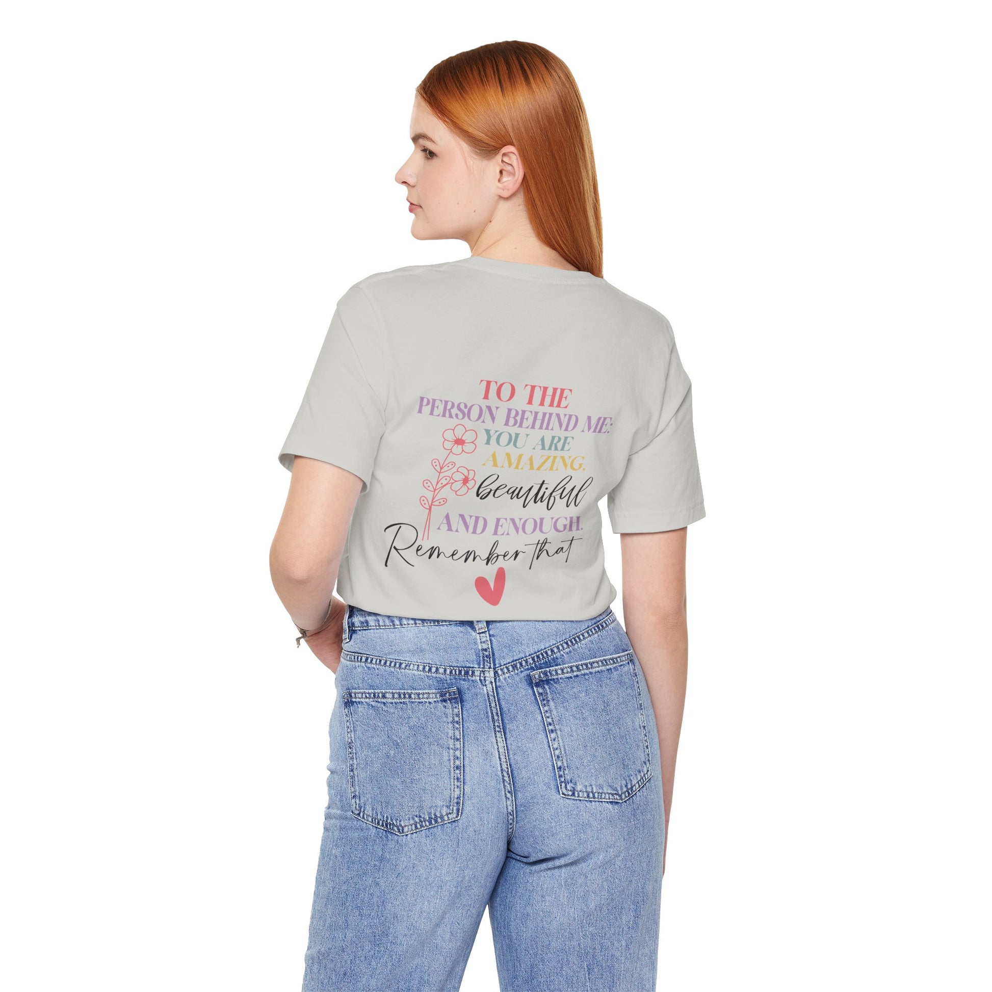 You Matter – Silver You Matter T Shirt with Back Print for Mental Health
