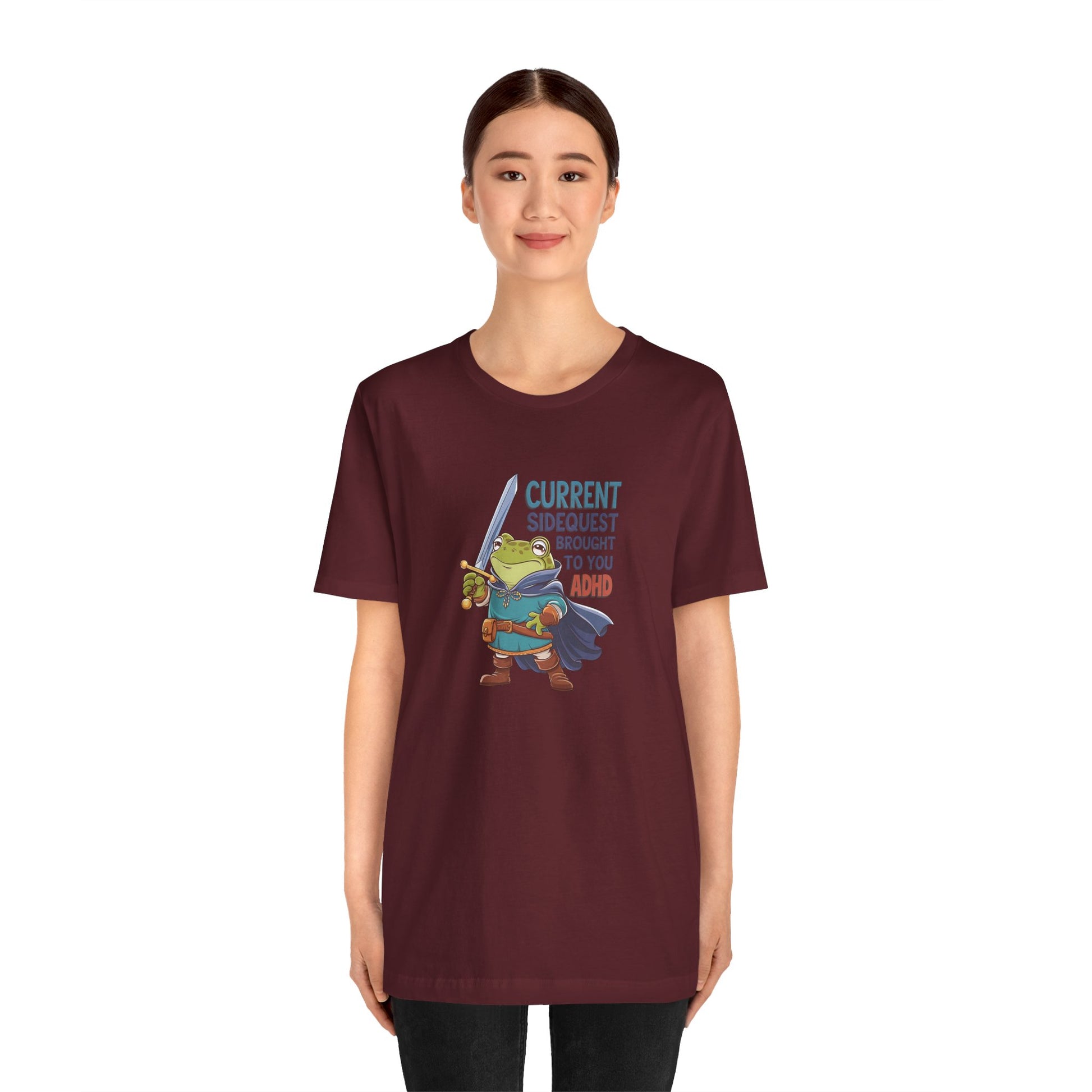 T-Shirt CURRENT SIDEQUEST BROUGHT TO YOU BY ADHD - ADHD T Shirt Funny