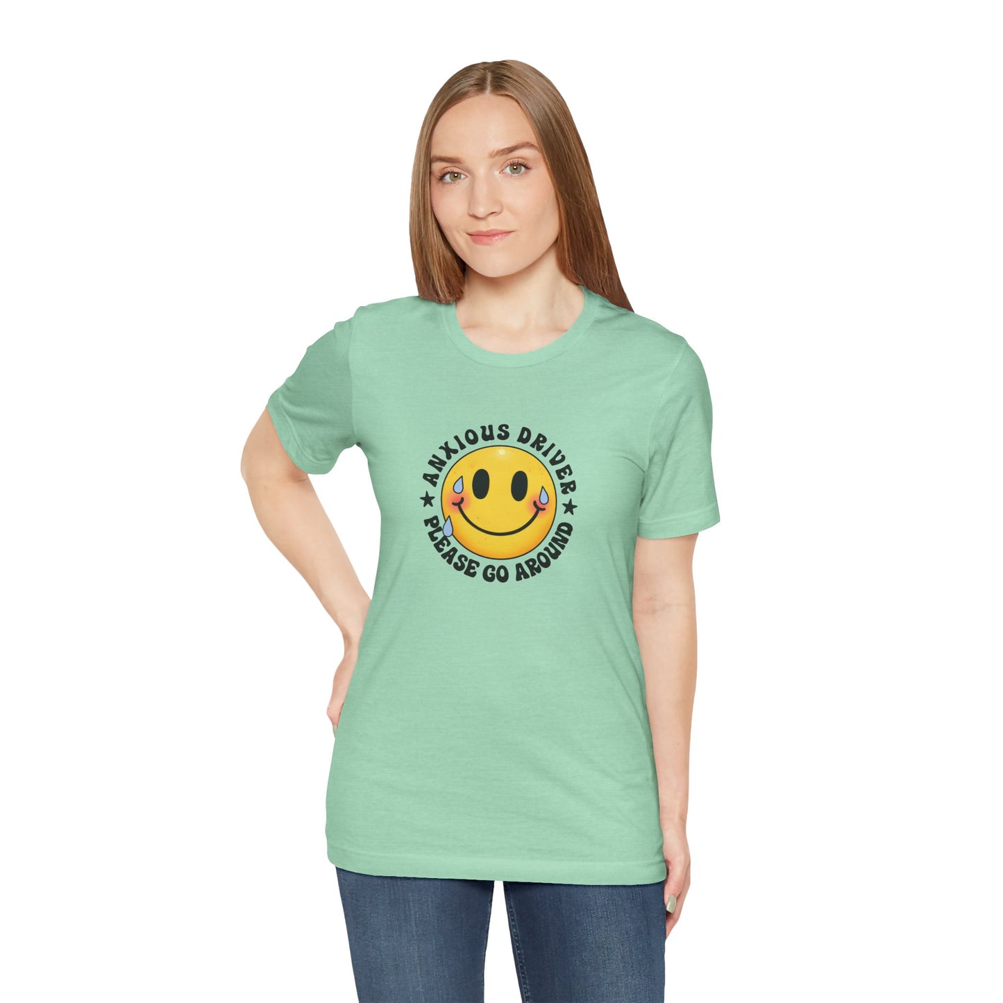 T-Shirt Anxious Driver Please Go Around – Social Anxiety Driving Shirt