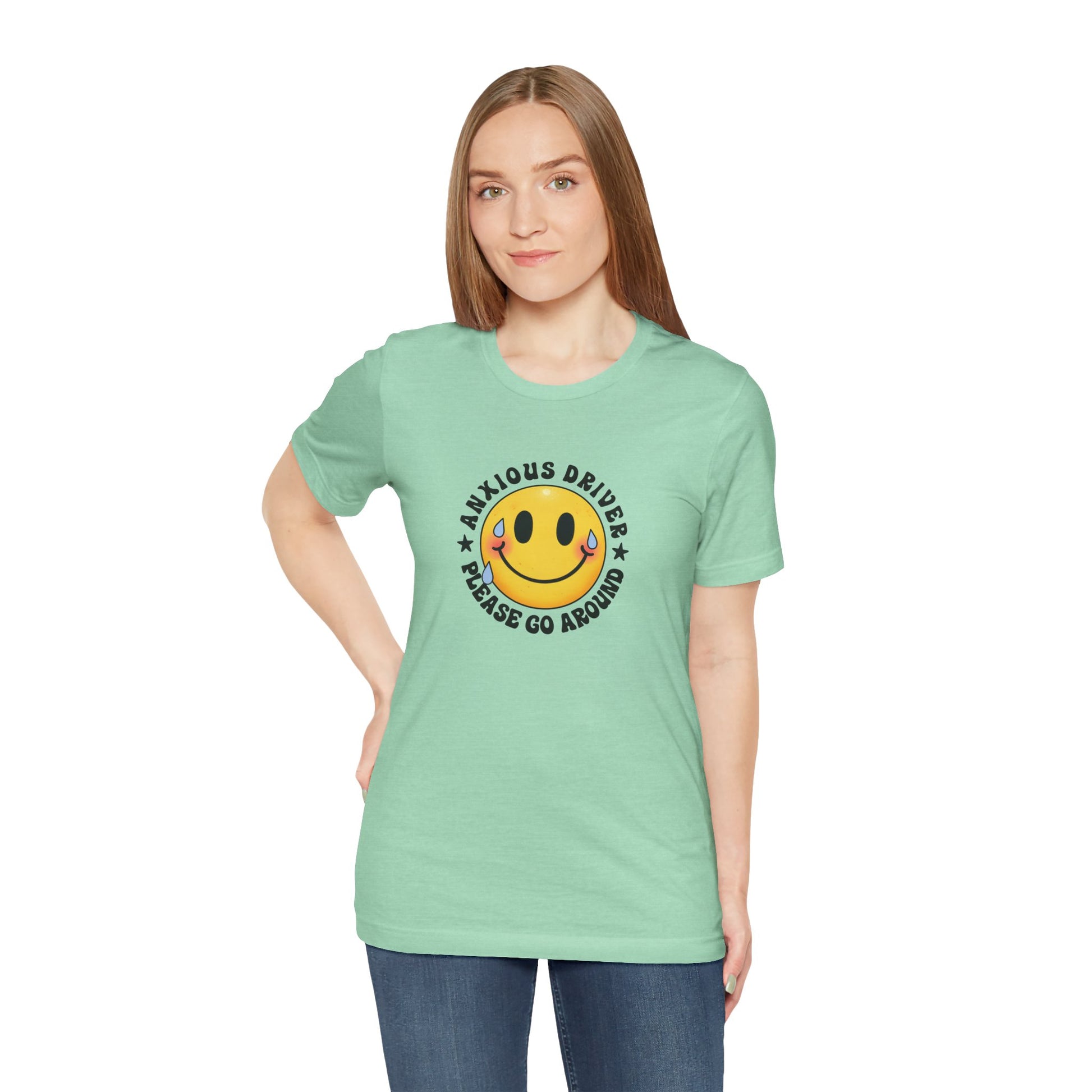 T-Shirt Anxious Driver Please Go Around – Social Anxiety Driving Shirt